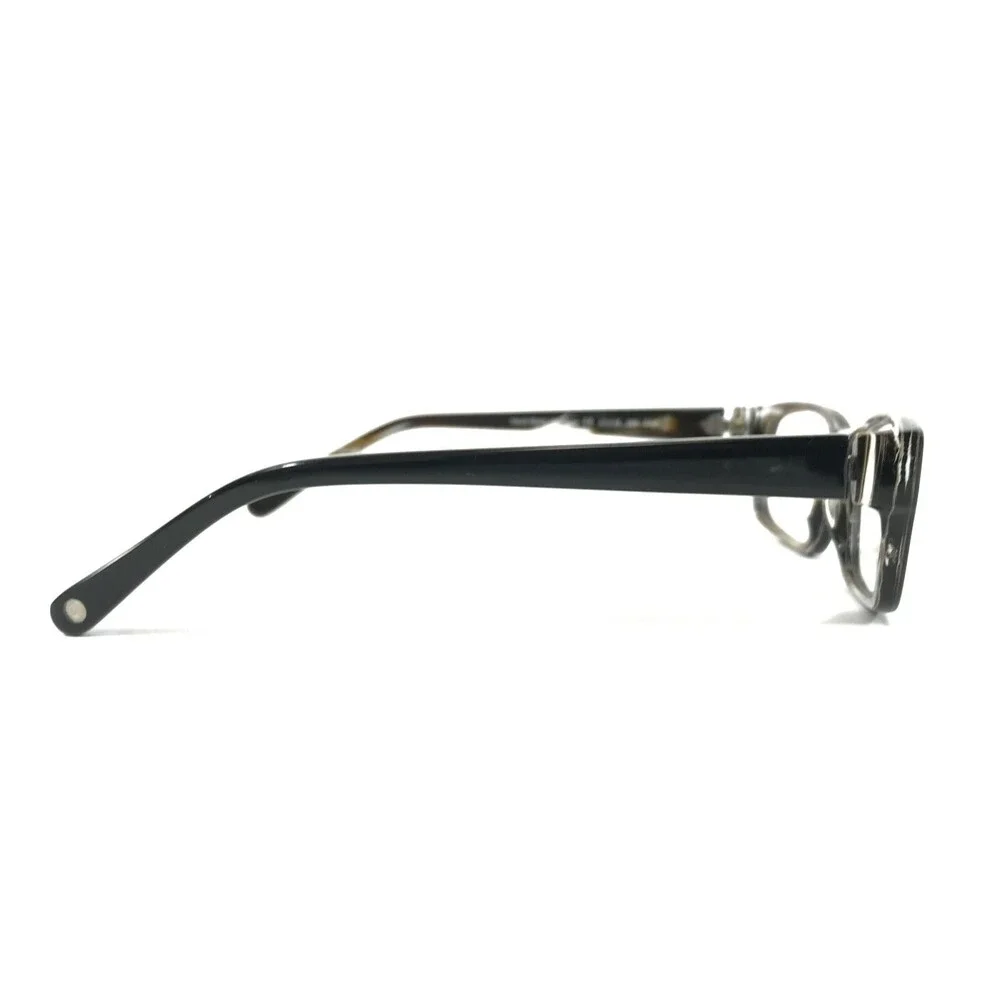Morgenthal Frederics Eyeglasses Frames 386 PINE Black Brown White 51-18-135